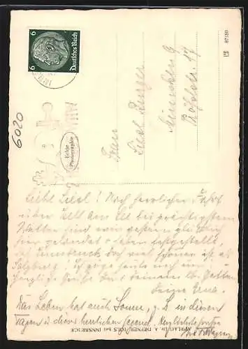 Foto-AK Adalbert Defner: Innsbruck, Altes Rathaus