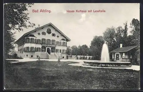 AK Bad Aibling, Neues Kurhaus mit Lesehalle