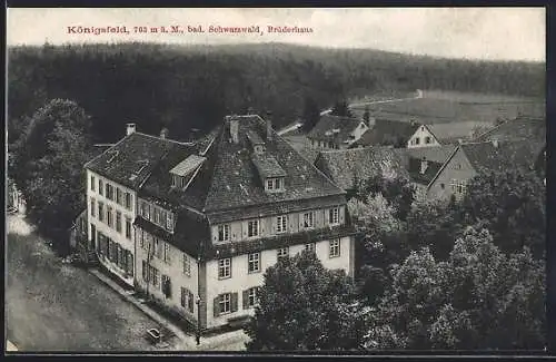 AK Königsfeld / Baden, Blick auf Brüderhaus