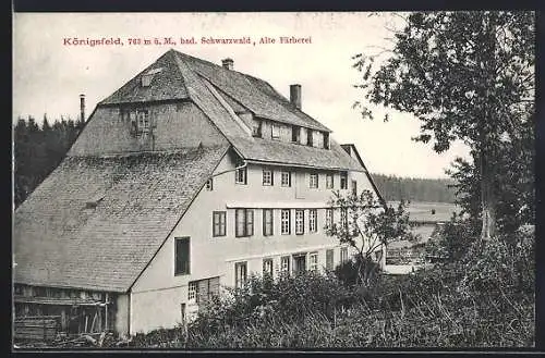 AK Königsfeld / Schwarzwald, Alte Färberei