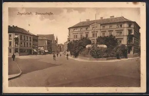 AK Ingolstadt, Blick in die Donaustrasse