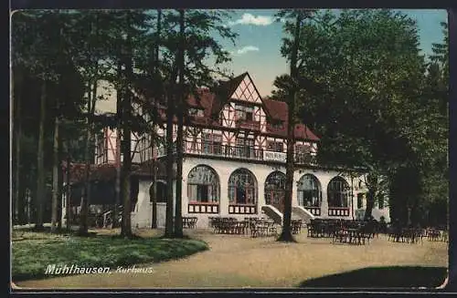 AK Mühlhausen i. Th., Aussenbereich des Kurhotels