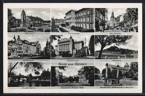 AK Griessen, Stadttheater, Bahnhof, Universität, Schulstrasse