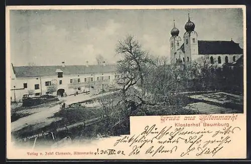 AK Altenmarkt / Alz, Klosterhof Baumburg