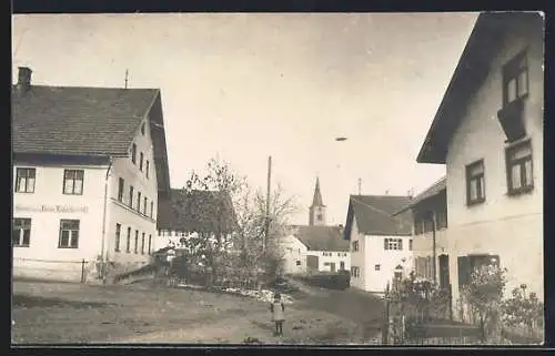 AK Unteregg, Gasthaus zum Kreuz v. Xaver Lederle