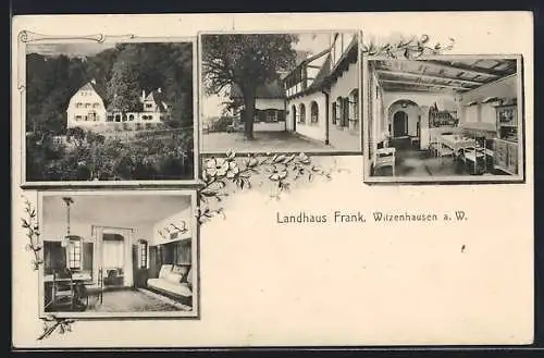 AK Witzenhausen a. W., Gasthaus-Pension Landhaus Frank