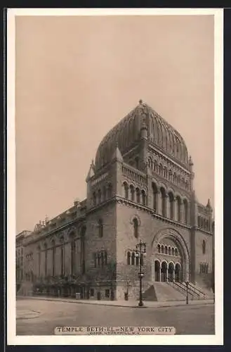 AK New York, NY, Temple Beth-El, Fifth Avenue and 76th Street, Synagoge