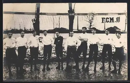 Foto-AK Mühlhausen, Fussballer des FC Mühlhausen II