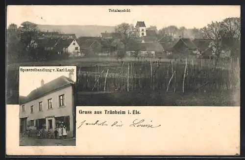 AK Tränheim i. Els., Handlung von Karl Luck, Totalansicht