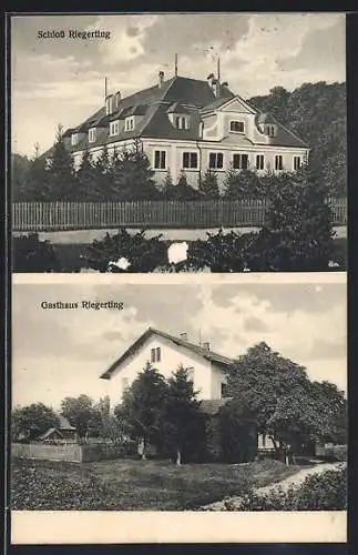 AK Riegerting, Gasthaus und Schloss