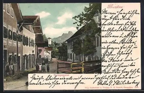 AK Mondsee, Partie in der Stumpegasse