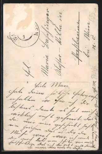 AK Waizenkirchen /Ob.-Öst., Mühle Parzham, Gut Parzham, Welkartsberg