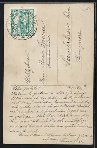 Foto-AK Mutter trägt Kind mit Puppe in den Armen