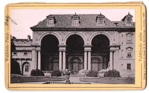 Fotografie Römmler & Jonas, Dresden, Ansicht Prag, Waldstein-Palais, Valdstynuv palac