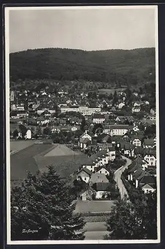 AK Zofingen, Totalansicht mit Strasse aus der Vogelschau