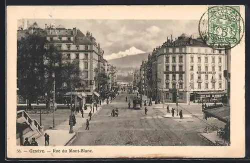 AK Genève, Rue du Mont-Blanc