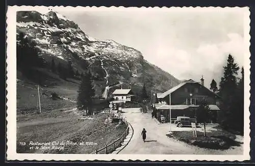 AK Col du Pillon, Restaurant Col du Pillon et le Scex Rouge