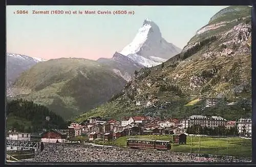 AK Zermatt, Zermatt et le Mont Cervin