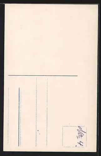 Foto-AK Soldat vor einem Wachhaus denkt an seine Geliebte