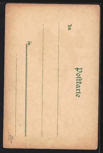 AK Betrunkener Mann mit einer Flasche Bier