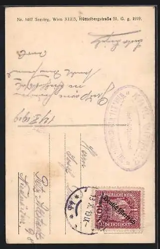 AK Betrunkener Mann sieht die Ortschaft verschwommen