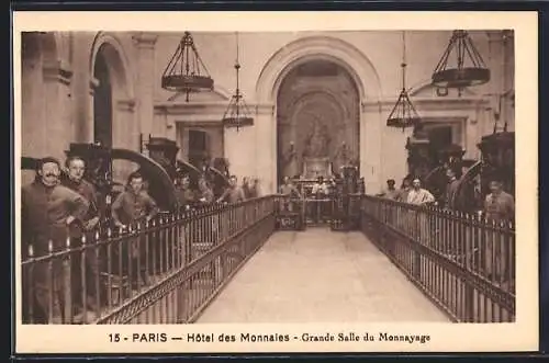 AK Paris, Hotel de Monnaies - Grande Salle du Monnayage