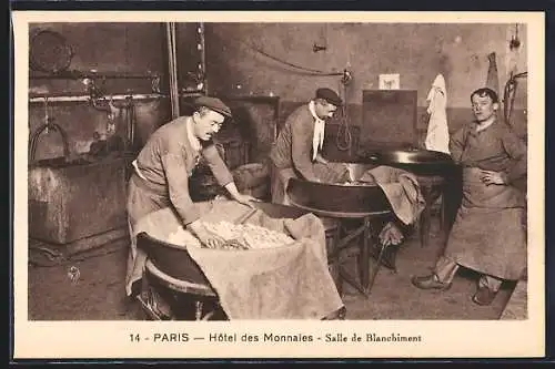 AK Paris, Hôtel des Monnaise, Salle de Blanchiment