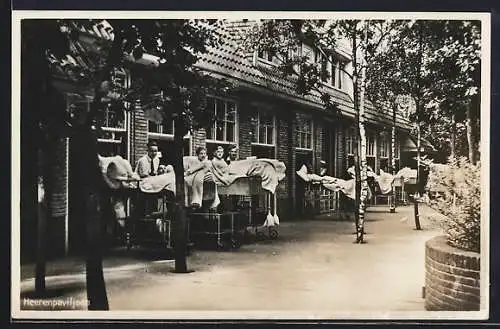 AK Laren /N. H., Sanatorium Juliana-oord, Heerenpaviljoen