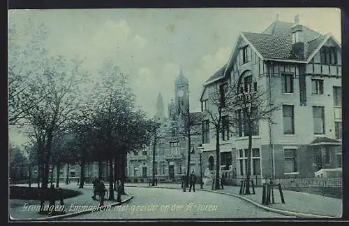 AK Groningen, Emmaplein met gezicht op der A-toren