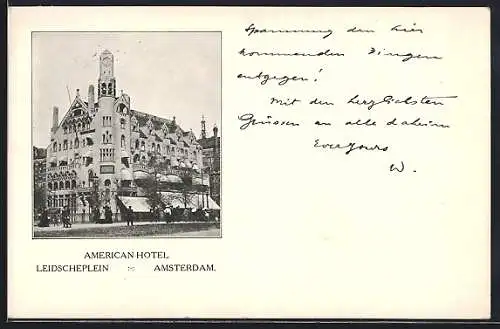 AK Amsterdam, American-Hotel, Leidscheplein