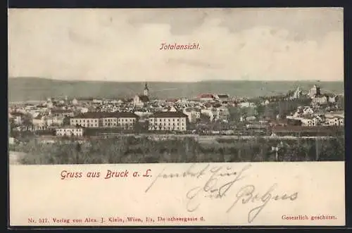 AK Bruck a. L., Totalansicht aus der Ferne