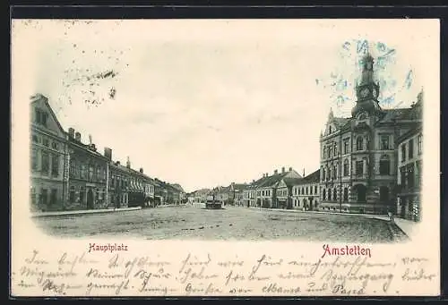 AK Amstetten, Partie am Hauptplatz