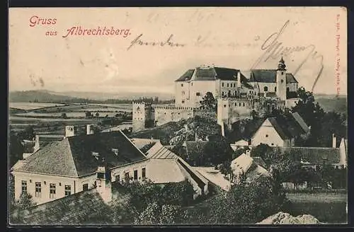 AK Albrechtsberg, Blick zum Schloss