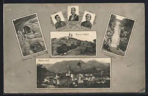 AK Maria-Zell, Am Ursprung, Ortsansicht, Maria-Taferl, Lassingfall