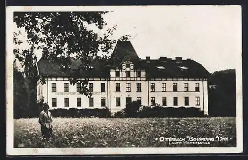 AK St. Florian am Inn, Landwirtschaftliche Winterschule Otterbach, Vorderansicht