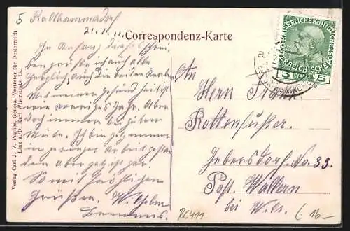 AK Neumarkt-Kallham, Totalansicht, Calvarienberg, Platz