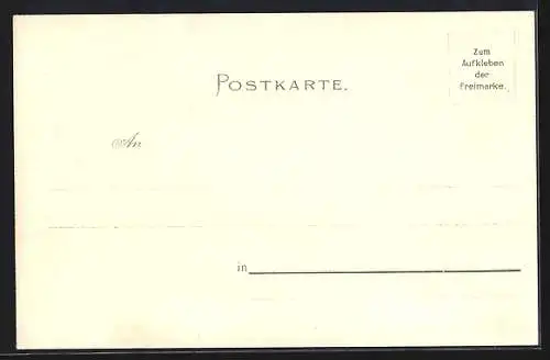 Lithographie Rathen / Sächs. Schweiz, Dampferpartie und Blick zur Bastei