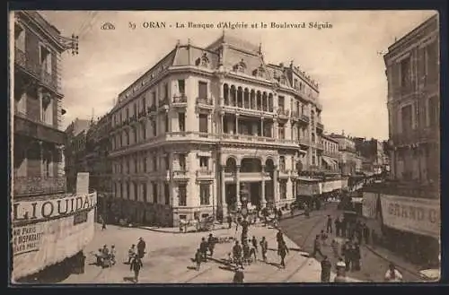 AK Oran, La Banque d`Algérie et le Boulevard Séguin