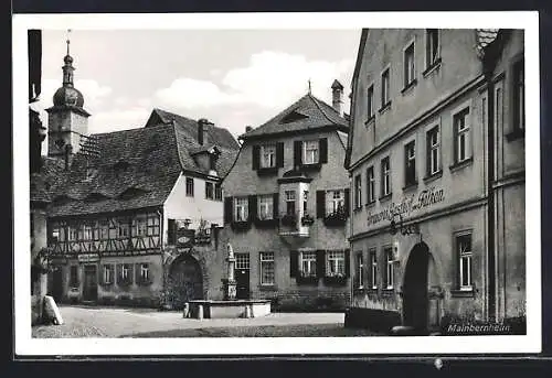 AK Mainbernheim, Brauerei und Gasthaus zum Falken