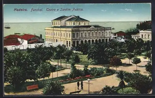 AK Funchal /Madeira, Theatro e Jardim Publico