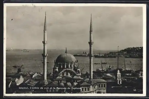 AK Istanbul, L`entrée du port et la Mosquée de Tophané