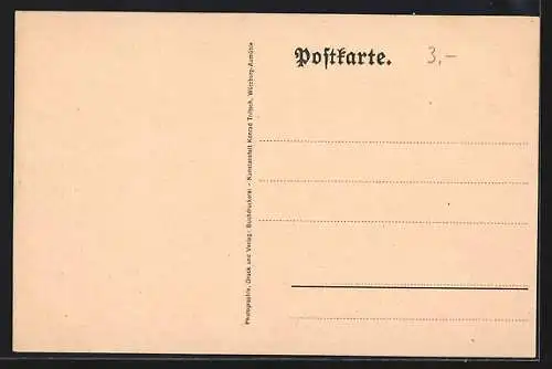 AK Iphofen, Rödelseer Tor, vom Stadtgraben aus gesehen