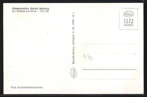 AK Volkach / Main, Am Schloss Halburg