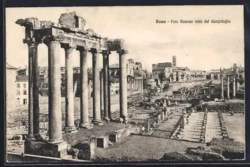 AK Roma, Foro Romano visto dal Campidoglio