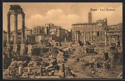 AK Rom, Foro Romano col Campidoglio