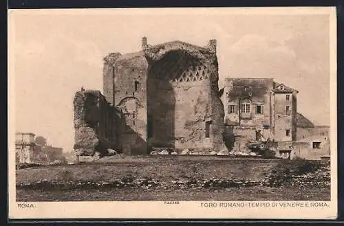 AK Roma, Foro Romano, Tempio di Venere e Roma