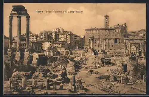 AK Rom, Foro Romano, Teilansicht