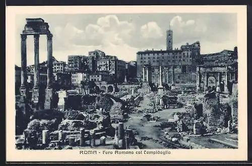 AK Roma, Foro Romano col Campidoglio
