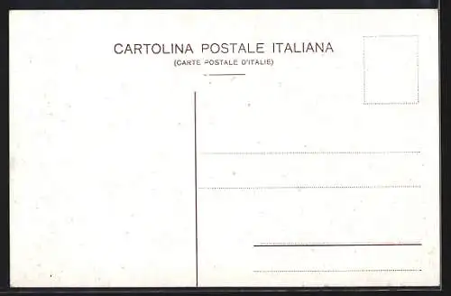 Künstler-AK Roma, Rovine del Foro Romano viste dal Tabulario con il Tempio di Saturno