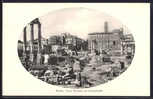 AK Rom, Foro Romano col Campidoglio